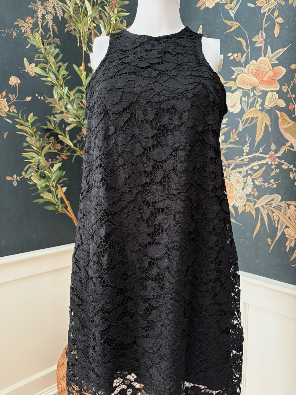 Lovers + Friends Black Lace Mini Dress